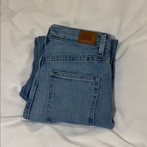 high rise blue jeans bought from urban outfitters